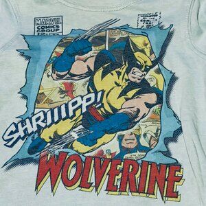 Old Navy CollecabiliTEES baby blue Marvel Wolverine Tee, Size 3T
